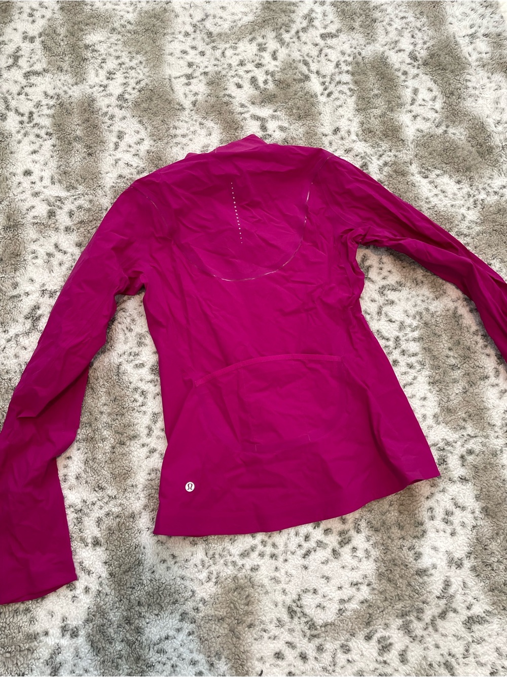 Lululemon Fast and Free Windbreaker Ripened Raspberry - Picture 3 of 5